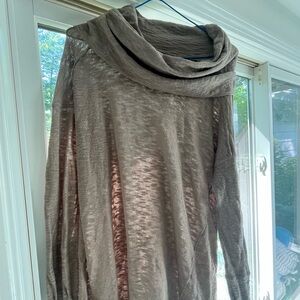 If It Were  Me brand Taupe Turtleneck Sweater